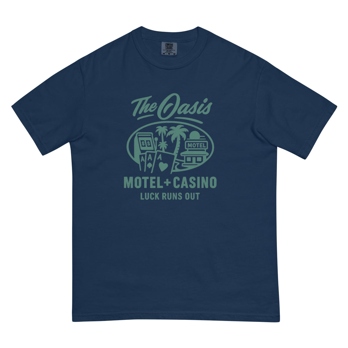 The Oasis Motel Graphic Heavyweight T Shirt — vista posteriore