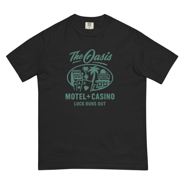 The Oasis Motel Graphic Heavyweight T Shirt — vista frontale