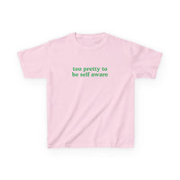 Too Pretty to be Self Aware Brat Baby Tee — in alternativa