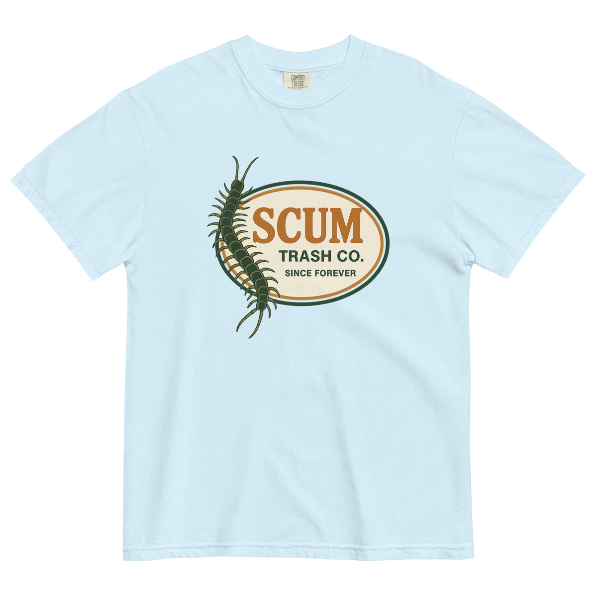 Trash Company Graphic Heavyweight T Shirt — dettaglio della stampa