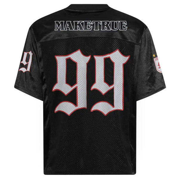 V Neck "Growing 99" Vintage Y2K Football Jersey