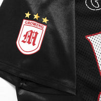 V Neck "Growing 99" Vintage Y2K Football Jersey — dettaglio della stampa