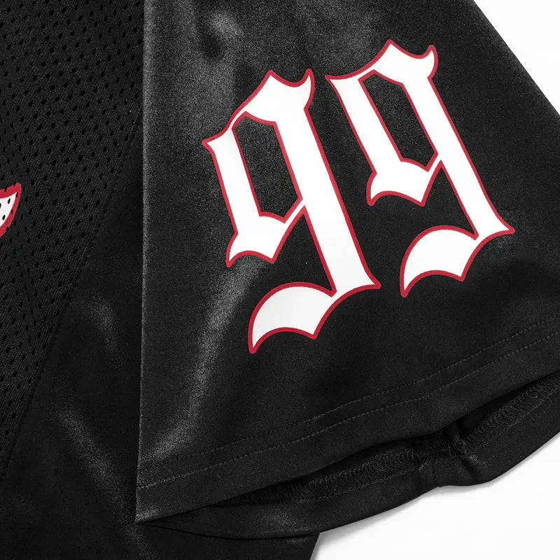 V Neck "Growing 99" Vintage Y2K Football Jersey — in alternativa