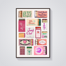 Vintage Matchbox Collection Poster
