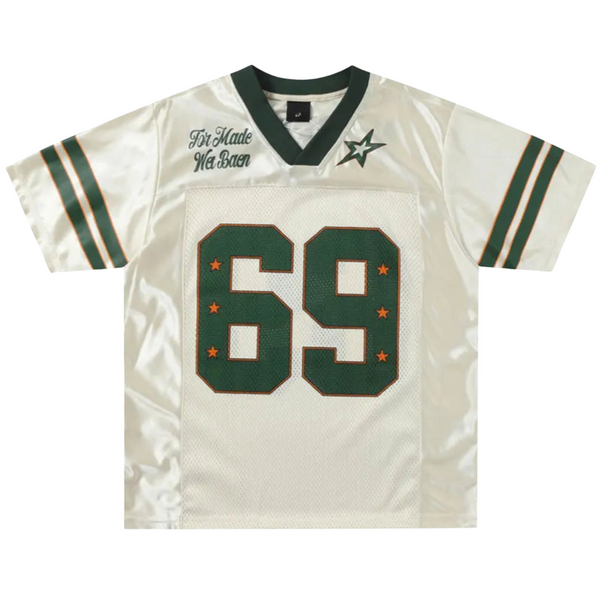 Vintage Mesh "69" Y2K Football Jersey — vista frontale
