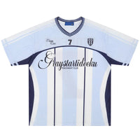 Vintage Mesh Striped Soccer Jersey — vista posteriore
