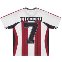 Vintage Mesh Striped Soccer Jersey — dettaglio