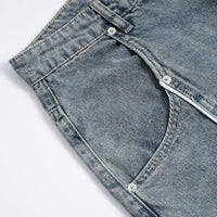 Vintage Y2K Embroidered Tube Baggy Wide Leg Jeans — dettaglio della stampa