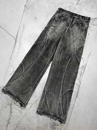 Vintage Y2K Grunge Spliced Baggy Jeans — in alternativa