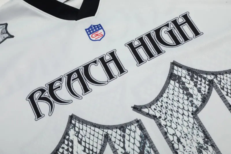 Vintage Y2K "Snake Skin" Football Jersey — vista laterale