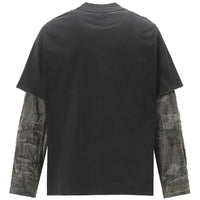 Vintage Y2K Target Graphic Long Mock Sleeve Top — vista posteriore