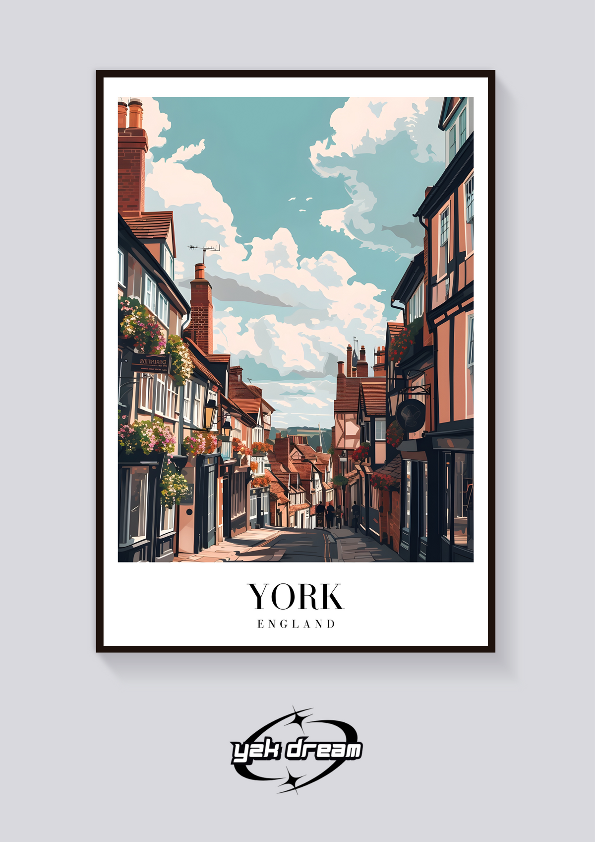 Vintage York Street Poster — in alternativa