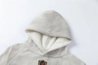 Washed Y2K Distressed Graphic Print Hoodie — dettaglio