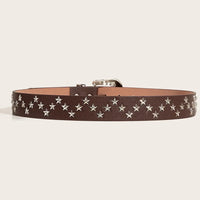 Western Y2K Cowboy Buckle Belt — dettaglio della stampa