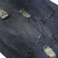 Wide Leg Y2K Distressed Denim Barrel Jeans — in alternativa