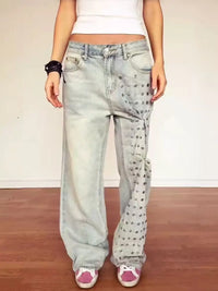 Womens Baggy Denim Y2K Jeans — dettaglio