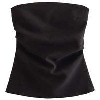 Womens Y2K Bandeau Corset Tube Top — dettaglio