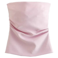 Womens Y2K Bandeau Corset Tube Top — dettaglio della stampa