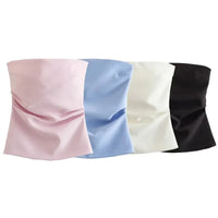 Womens Y2K Bandeau Corset Tube Top — in alternativa