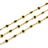 1 Meter Geometric Necklace — vista posteriore