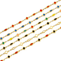 1 Meter Geometric Necklace — dettaglio