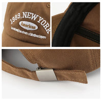 1989 New York Embroidered Baseball Cap — vista posteriore