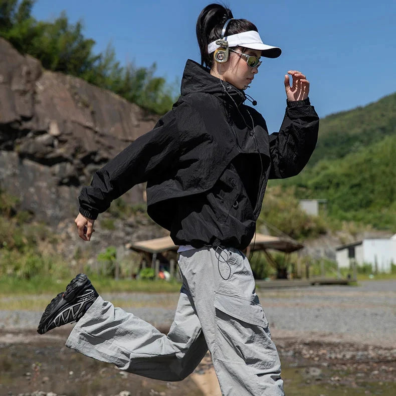 2 in 1 Waterproof Windbreaker Jacket Coat — in alternativa