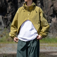 2 in 1 Waterproof Windbreaker Jacket Coat — dettaglio