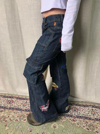 22 Tour Team Graphic Cargo Boot Cut Jeans — dettaglio