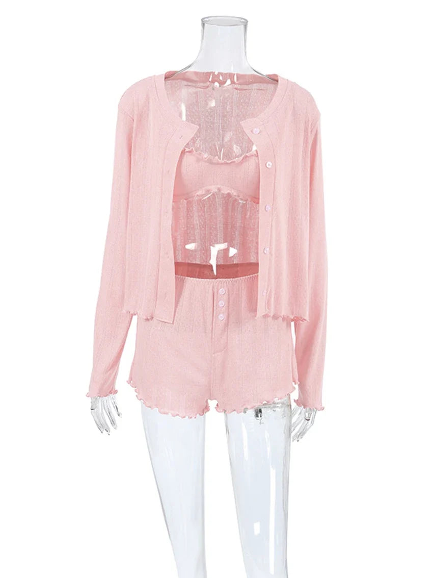 3 Piece Set Pyjamas — dettaglio della stampa