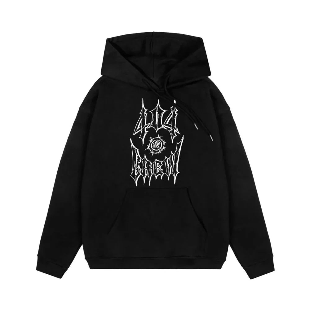 404 Crew Print Hoodie — dettaglio
