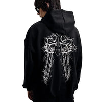 404 Crew Print Hoodie — vista completa
