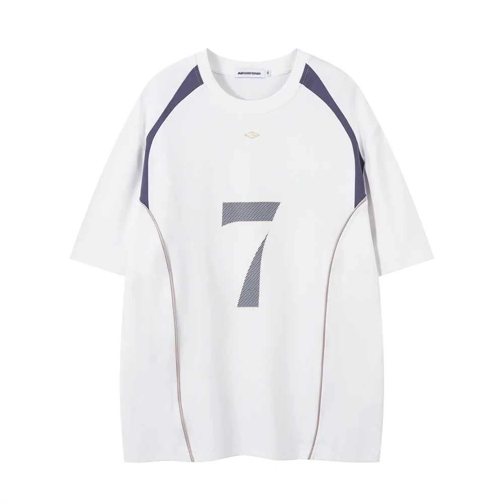 "ABF" 7 Crew Neck T Shirt — vista posteriore