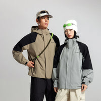 Adjustable Waterproof Windbreaker Jacket — vista laterale