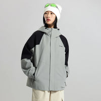 Adjustable Waterproof Windbreaker Jacket — vista frontale