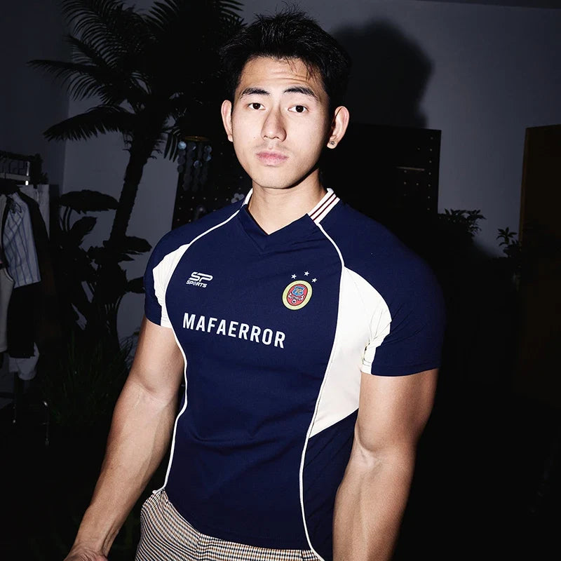 American Athletic Style T Shirt Jersey — dettaglio