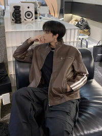 American Leather Jacket — vista posteriore