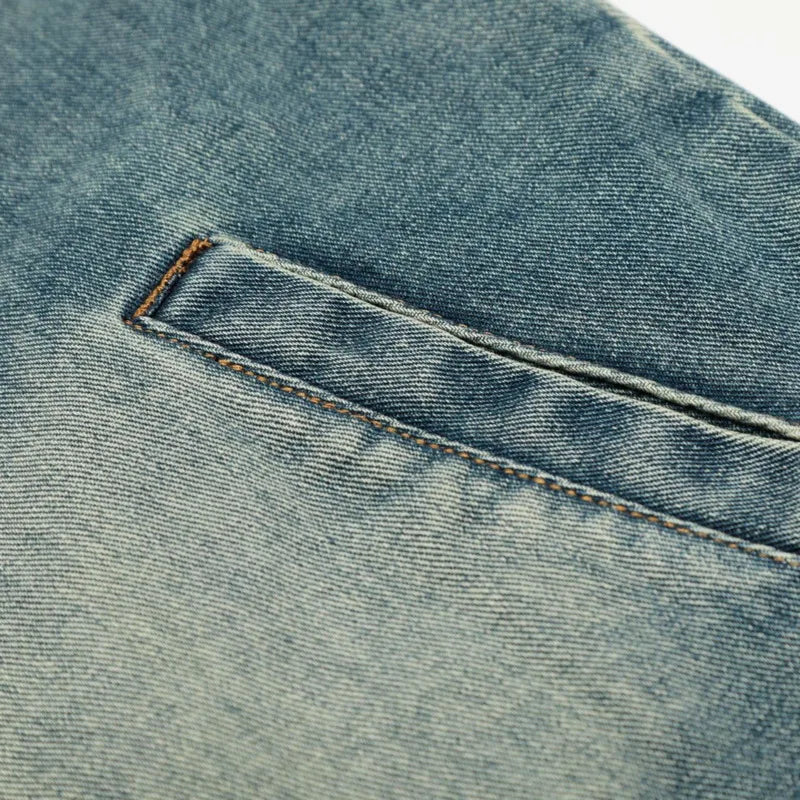 American Washed Distress Denim Jacket — in alternativa