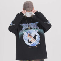 Angel Ascension Graphic Long Sleeve Top — in alternativa