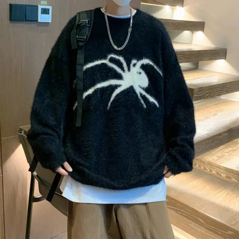 Arachnid Knit Jumper — vista frontale