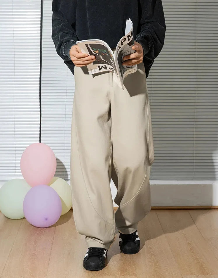 Arc Shaped Baggy Trousers — dettaglio della stampa