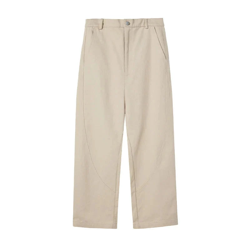 Arc Shaped Baggy Trousers — vista laterale