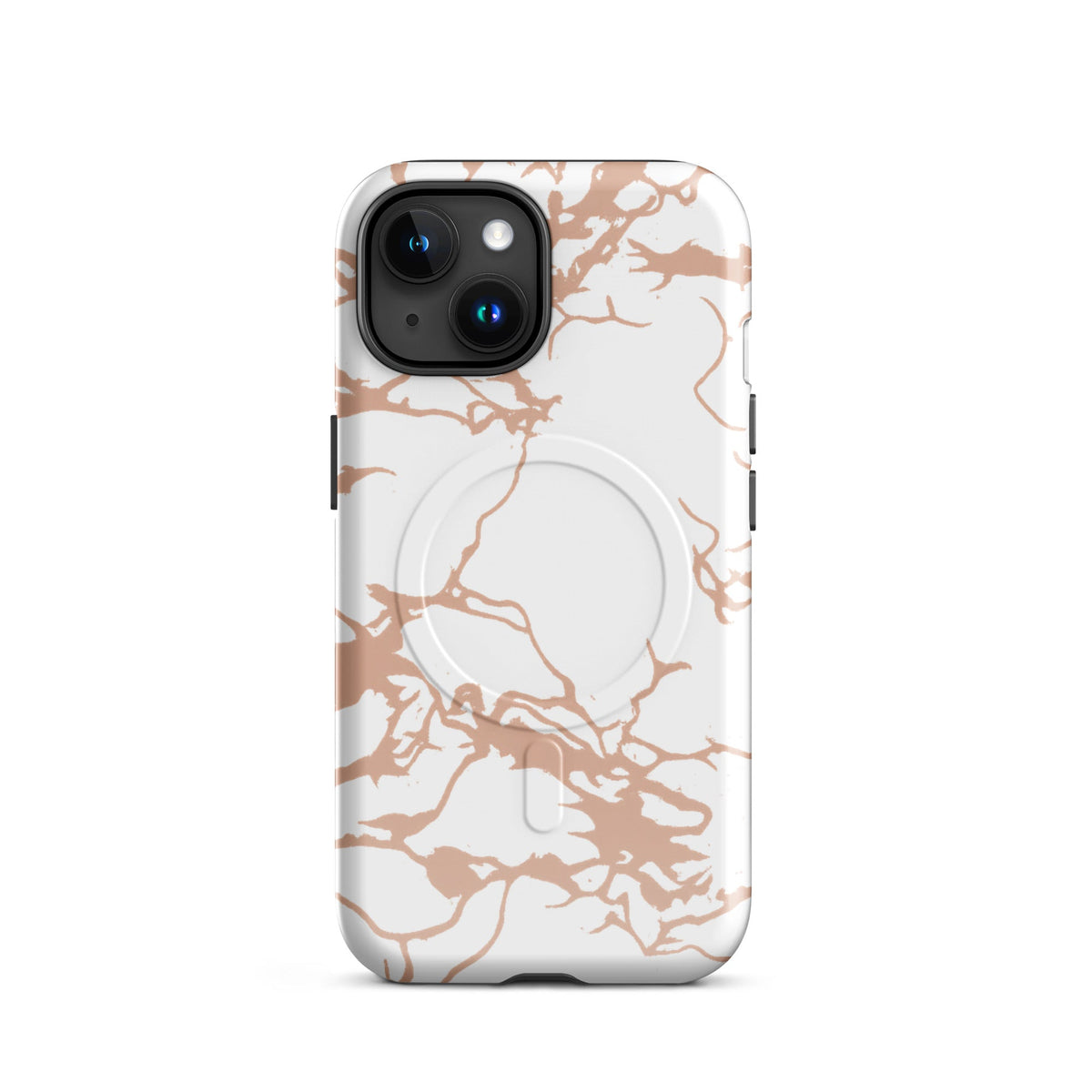 Arctic Pinky Brown Camo MagSafe Case — vista frontale