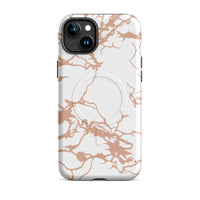 Arctic Pinky Brown Camo MagSafe Case — dettaglio della stampa