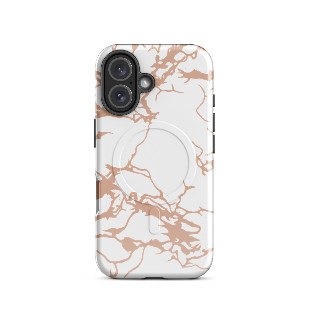 Arctic Pinky Brown Camo MagSafe Case — vista frontale