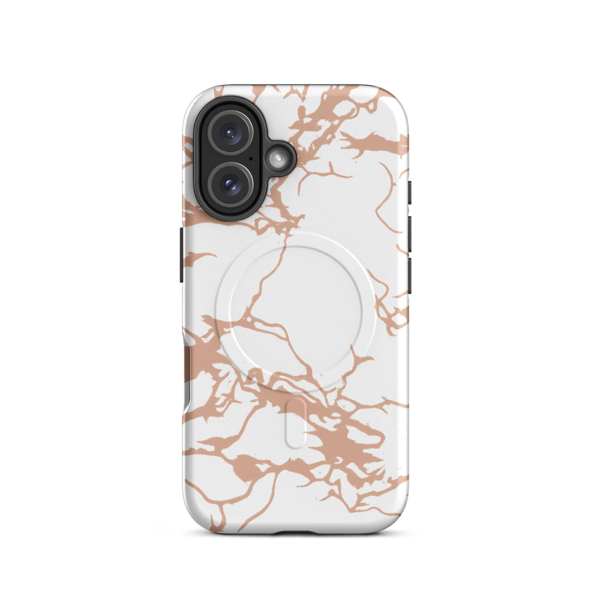 Arctic Pinky Brown Camo MagSafe Case — vista posteriore