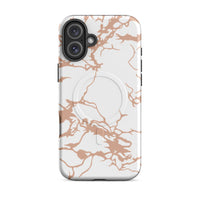 Arctic Pinky Brown Camo MagSafe Case — dettaglio della stampa
