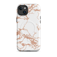 Arctic Pinky Brown Camo MagSafe Case — dettaglio della stampa