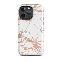 Arctic Pinky Brown Camo MagSafe Case — dettaglio del tessuto