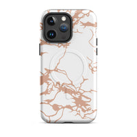 Arctic Pinky Brown Camo MagSafe Case — vista completa